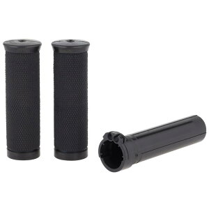 キジマ(Kijima) バイクパーツ グリップ スリム ダブルスロットル スポーツタイプ φ34x116mm ハーレー ブラック HD-04720