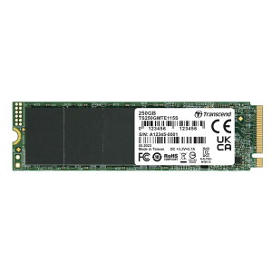 �g�����Z���h M.2 NVMe SSD 250GB 2280 PCIe Gen3×4 �ő�Ǎ���:3,000MB/s �ő发����:1,300MB/s M Key TS250GMTE115S