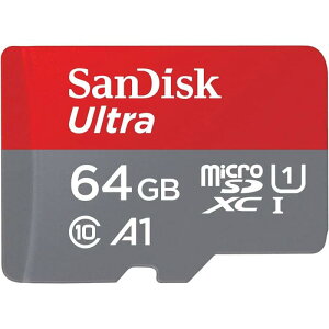 SanDisk (�T���f�B�X�N) microSD�J�[�h 64GB Ultra UHS I �X�}�[�g�t�H���p 140MB/s R SDSQUAB-064G-GN6MN