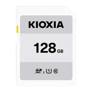 KIOXIA(LINVA)y{zSDJ[h 128GB SDXC UHS-IΉ Class10 (]x50MB/s) 3N KTHN-NW128G