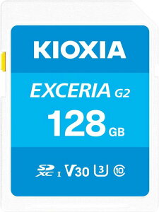 KIOXIA(LINVA)y{zSDJ[h 128GB SDXC UHS-I U3 V30 Class10 őǏox100MB/s ő发x50MB/s 4KΉ KLNEB128G
