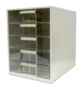 コクヨ レターケース 透明引き出し B4縦 深型 5段 LC-BG205M