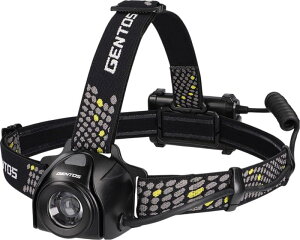 GENTOS(�W�F���g�X) LED �w�b�h���C�g �y���邳550���[����/���p�_��8����/�㕔�F�����z �P3�`�d�r3�{�g�p �w�b�h�x�C�_�[ HV-033HD