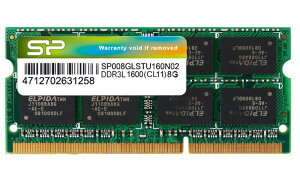 �V���R���p���[ �m�[�gPC�p������ 1.35V (��d��) DDR3L 1600 PC3L-12800 8GB×1�� 204Pin Mac �Ή� SP008GLSTU160N02