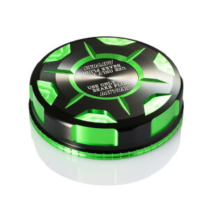 デイトナ(Daytona) マスターシリンダー キャップ バイク PREMIUM ZONE(プレミアムゾーン) NISSIN(ニッシン) φ59mm ライムグリーン 92730