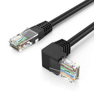 cat6�R�l�N�^,CableCreation �Б�L�^ CAT6�����C�[�T�l�b�g�E�P�[�u�� ������90�x�p�x�t��LAN�P�[�u��50U�h�����b�L �u���b�N 3m