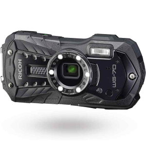 RICOH WG-70 �u���b�N ���R�[�{�i�h���f�W�^���J���� 14m�h�� (�A��2����) 1.6m�ϏՌ� �h�o -10���ϊ� �A�E�g�h�A�Ŋ��􂷂�^�t�l�X�{�f�B CALS���[�h���ڂ� ����L�^�ȂǕ��L���r�W�l�X�V�[����