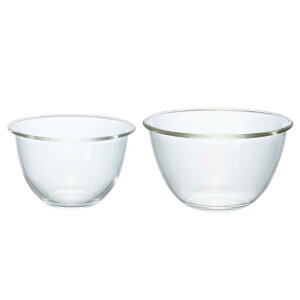 HARIO(�n���I) �ϔM�K���X���{�E�� 2�Z�b�g 1500ml/2200ml ���{�� MXP-2606