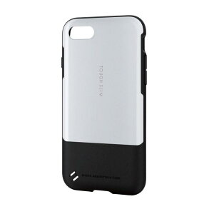 �G���R�� iPhone SE(��2����) / 8 / 7 �P�[�X �J�o�[ �Ռ��z�� �y �������̏Ռ�����{�̂���� �z TOUGH SLIM �Ռ��z�� �t�B�����t �z���C�g PM-A17MTSWH