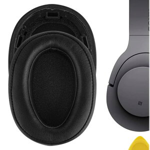Geekria �C���[�p�b�h QuickFit �݊��� �p�b�h �\�j�[ Sony MDR-100ABN, WH-H900N �w�b�h�z���ɑΉ� �p�b�h �C���[/�C���[�J�b�v (�v���e�C�����U�[/�u���b�N)
