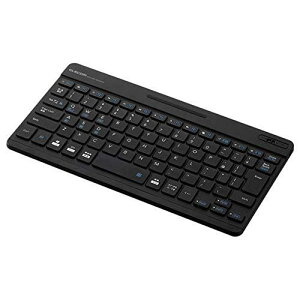 エレコム キーボード Bluetooth パンタグラフ 超薄型 充電式 専用ケーススタンド付き(~12.9対応) マルチペアリング対応 ブルー iPad Pro 2020 TK-SLP01BU