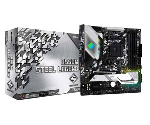 ASRock AMD Ryzen 5000V[Y (Soket AM4)Ή B550`bvZbg Micro ATX }U[{[h B550M Steel Legend