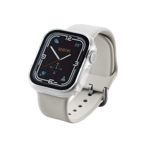 �G���R�� Apple Watch (�A�b�v���E�H�b�`) �P�[�X 41mm [Apple Watch 8 7 �Ή�] �t���J�o�[�P�[�X �K���X �A���`�O���A ���˖h�~ �N���A AW-21BFCGMCR