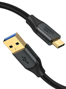 USB C to Aケーブル,CableCreation USB3.1 C to A変換ケーブルType C USB Cデータ転送10Gbps快速充電ケーブル60W 20V/3A USB A to USB Cケーブル iPhone 15/iPhone15