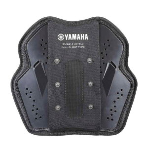 ヤマハ発動機(Yamaha) バイク用ライディングプロテクター チェストプロテクター YAD04 ブラック フリーサイズ Q1G-KOM-Y01-00F CE規格レベル2