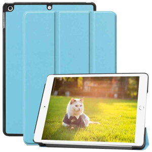 iPad P[X 10.2 9/8/7 (2021/2020/2019N) ʗpJo[O܂ X^h I[gX[v@\ ACpbhp^ubgP[XPU+PC y h~ ϏՌipad Jo[ (u[, iPad 10.2 9/8/7