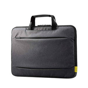 エレコム PCケース パソコンケース 15.6インチ ノートPC・ケーブル・書類等収納 ハンドル付 【 MacBook Air MacBook Pro M1/M2 〜16インチ Surface Pro/Laptop ~15インチ その他各種対応 】 ブラ
