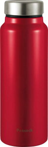 ピーコック魔法瓶工業(The-peacock) ピーコック 水筒 600ml 真空断熱 保温 保冷 軽い シンプル マグ 漏れにくい 洗いやすい ステンレス マグボトル レッド AKY-60 R