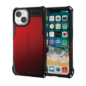 �G���R��(ELECOM) iPhone 14 / 13 �P�[�X �J�o�[ �ϏՌ� �Ռ��z�� ZEROSHOCK [�l�p�_���p�[/�n�j�J���\��/�_�u�����C���[�\��] �y�Ռ��z���t�B�����t���z �X�g���b�v�z�[���t�� ���b�h PM-A22AZERORD