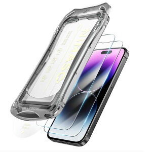 NIMASO KXtB iPhone 14 Pro p KX  S یtB o ȒP\t ϏՌ wh~ KChgt 2Zbg ACtH14v Ήi6.1C`j DSP24H1510