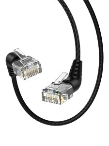CAT6A LANP[u, CableCreation 360°] C[TlbgP[u RJ45 RlN^ 32AWG  10Gbps/500MHz CAT6A ܐ܂h~ V[h f [^ PS5 PS4 XboxɑΉ 1M