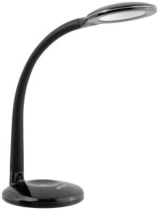 GENTOS(ジェントス) LEDデスクライト 目にやさしい 卓上 スタンドライト 520ルーメン ルミリオン ブラック DK-R255BK