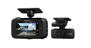 ケンウッド ドライブレコーダー DRV-MR775C 前後撮影対応2カメラ WQHD録画対応 高感度CMOSセンサー「Starvis」 スモークガラス対応 明るさ調整機能搭載 ブラック 車載監視ケーブル (CA-DR100)付属 KENW