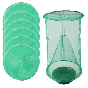 siawadeky �n�G��� �P�[�W 6�Z�b�g �܂肽���� �n�G�ߊl�p�P�[�W �݂艺�� �l�b�g �U���� �t���C �L���b�`���[ �n�G�ގ� �Q���쏜 ���b�V���p�b�N ������ �ė��p�\ 墎�� �� �΍� ���O ��