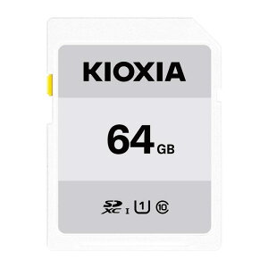 KIOXIA(�L�I�N�V�A)�y���{���zSD�J�[�h 64GB SDXC UHS-I�Ή� Class10 (�]�����x50MB/s) 3�N KTHN-NW064G
