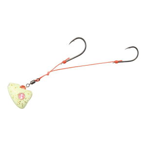 ダイワ(DAIWA) ひとつテンヤ 紅牙遊動テンヤSS TG 2WAY 8号 グロー/ゴールドフレーク