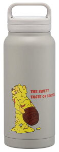スケーター(Skater) 持ち手付き ステンレス マグボトル 800ml 保温 保冷 水筒 スクリューハンドル ディズニー くまのプーさん ファニーフェイス STSC8
