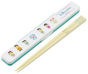 スケーター(Skater) 箸 箸箱 セット 18cm 日本製 抗菌 銀イオン Ag+ 大人用 ドラえもん ドット ABC3AG