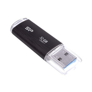 �V���R���p���[ USB������ 32GB USB3.2 Gen1 (USB3.1 Gen1 / USB3.0) �t���b�V���h���C�u �w�A���C���d�グ Blaze B02 SP032GBUF3B02V1K