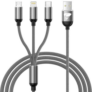 �[�d�P�[�u�� 3in1 �}���[�d 1.2M �[�d�R�[�h 3in1 �����ϋvUSB �P�[�u�� �}���` Micro �R�[�h �i�C�����҂� iPhone �[�d�P�[�u�� 3�䓯���[�d�\ iPhone 17/16/15/14 Samsung Galaxy S25