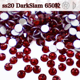 ガラスビジュー　ガラスストーン　高輝度ストーン　ss20　650粒　ラインストーン　ダークシャム　レオタード製作　DarkSiam