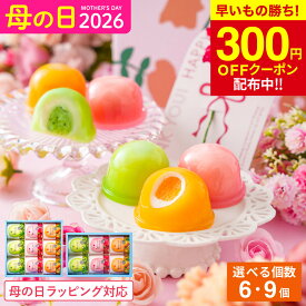 【先着300円クーポン】母の日 お菓子 ギフト スイーツ 中島大祥堂 ひととえ 凍らせて食べるなめらかクリームのフルーツ大福 6個 9個 Hitotoe 常温保存 個包装 フルーツ 大福 和スイーツ おしゃれ かわいい デザート gws 送料無料 母の日ギフト2026 まだ間に合う