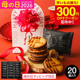 【先着300円クーポン】母の日 お菓子 ギフト 楽天1位★ギフト大賞 内祝い (濃厚キャラメル×チョコ) ザ・スウィーツ キャラメルサンドクッキー(20個)（包装済）RSCS20 スイーツ 挨拶 会社 クッキー 個包装 JGS 送料無料 お返し 入学内祝い 母の日ギフト2026 まだ間に合う