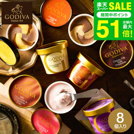 【400円OFFクーポン配布中】お中元 夏ギフト スイーツ お菓子 ギフト アイス クリーム ゴディバ 内祝い GODIVA ゴディバ アイス シーズナルコレクション 8個入 カップアイス メーカー直送 出産内祝い 結婚内祝い 贈答品 JGS 送料無料 cpj お返し 父の日 父の日ギフト
