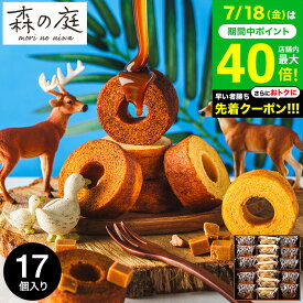 ”冷やして美味しい焦がしキャラメルバームクーヘン” お中元 夏ギフト 送料無料 出産内祝い スイーツ バウムクーヘン 内祝い お菓子 個包装 森の庭 焦がしキャラメルがしみ込んだバーム詰合せ 17個入（MRK-05）（包装済、外のし） 出産 結婚 お返し 両親 贈答品 JGS 御中元