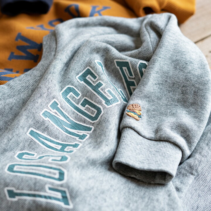 楽天市場】キッズ＆ジュニア おそロゴスウェット ロゴ入りスウェット  