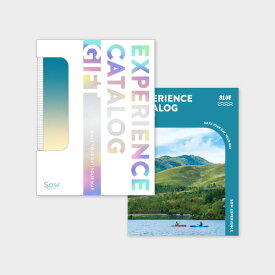 お中元 夏ギフト 体験型カタログギフト 総合版カタログギフト（BLUE） / SOW EXPERIENCE ソウ エクスペリエンス 総合版シリーズ ギフトカタログ 体験 旅行券 旅行 新婚 夫婦 結婚記念日 誕生日 おしゃれ 送別 還暦 内祝い お返し お祝い gws 御中元 送料無料