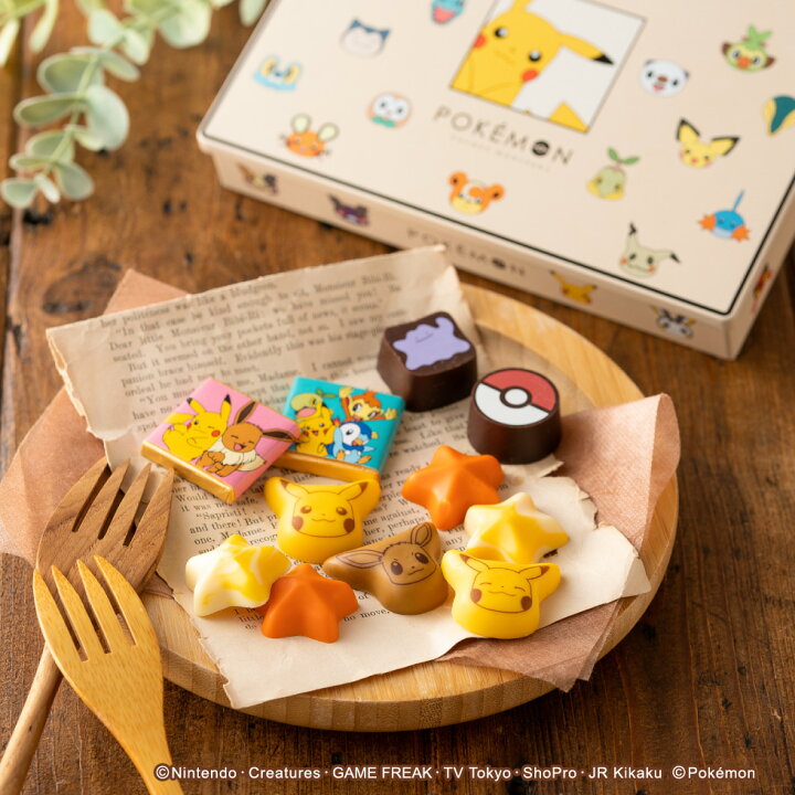 楽天市場 バレンタインチョコ 23 チョコレート ギフト ポケモン チョコレート チョコセットm ポケットモンスター あす楽一時休止中 順次出荷またはバレンタインウィークのお届け のし包装メッセージカード不可 C 23 Sa ピカチュウ イーブイ カビゴン