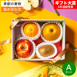 お歳暮 ギフト フルーツ 詰め合わせ 季節の果実アソート A メーカー直送 のし対応 果物 グルメ かわいい お祝い 誕生日 バースデー プレゼント 贈り物 記念日 結婚祝い 出産祝い 内祝い お返