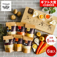 Disney ディズニー Baby Potage 北海道産無添加ベビーフード Disneyデザインのギフトボックス入り クラフ…