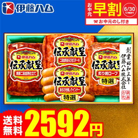 【400円OFFクーポン配布中】お中元 夏ギフト 早割 ハムギフト ”すぐ使える美味しさを” 御中元ハム 伊藤ハム 伝承献呈 GM-300 メーカー直送 LTDU お中元ハム詰め合わせ 2026 お中元専用 ギフトセット 3000円以下 グルメギフト 送料無料 お礼 贈答品