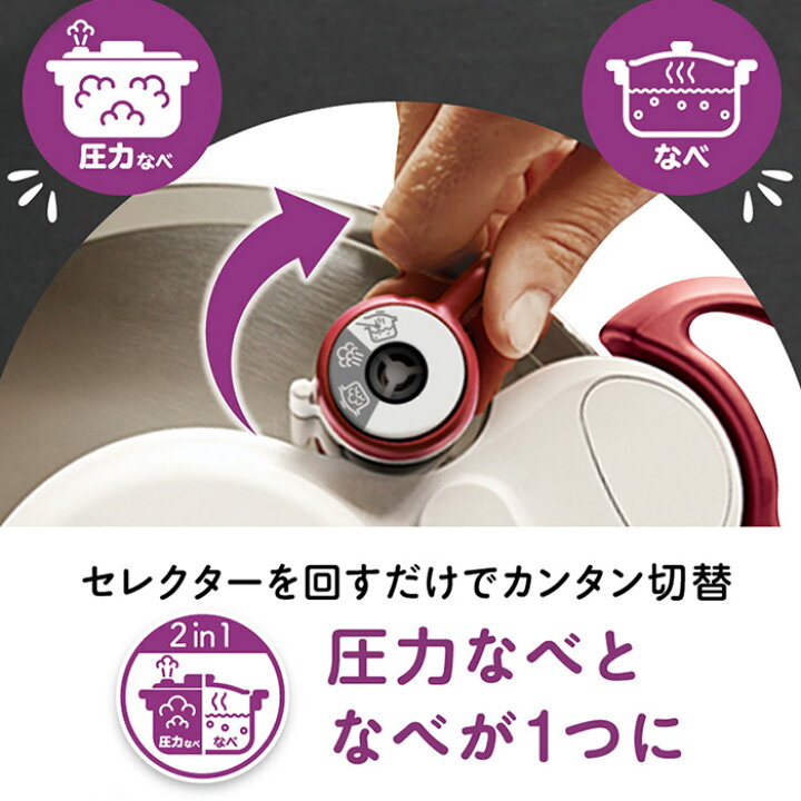 楽天市場】（土・日発送可） ティファール T-fal 圧力鍋 クリプソ  