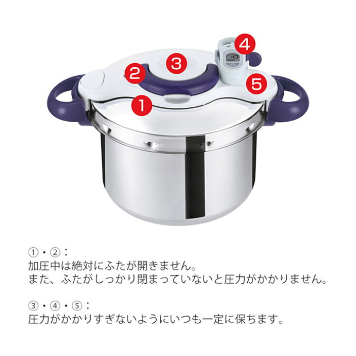 楽天市場】（土・日発送可）送料無料 ティファール T-fal 圧力鍋 