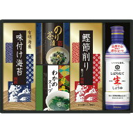 【楽天スーパーSALE 半額 50％OFF セール 期間限定】キッコーマン 生しょうゆ&和食詰合せ NBL-25K / 結婚…