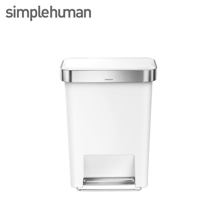 楽天市場】simplehuman シンプルヒューマン レクタンギュラー ステップ 