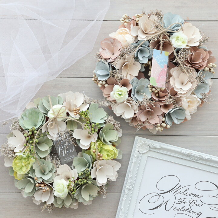 楽天市場】最短翌日着☆【結婚式 電報 ギフト】ナチュラルリース☆楽天 